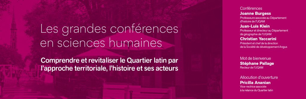 Comprendre et revitaliser le Quartier latin