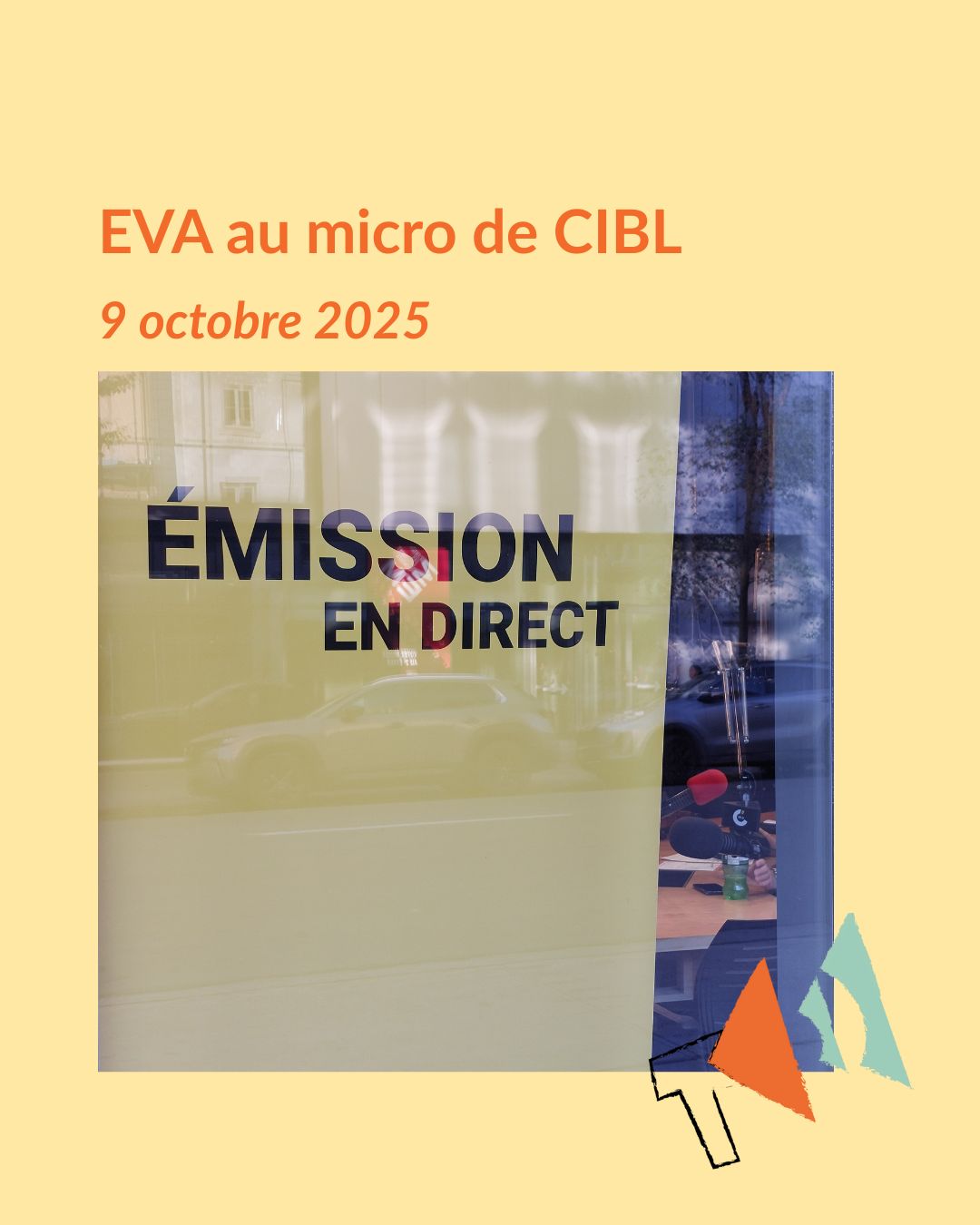 EVA au micro de CIBL