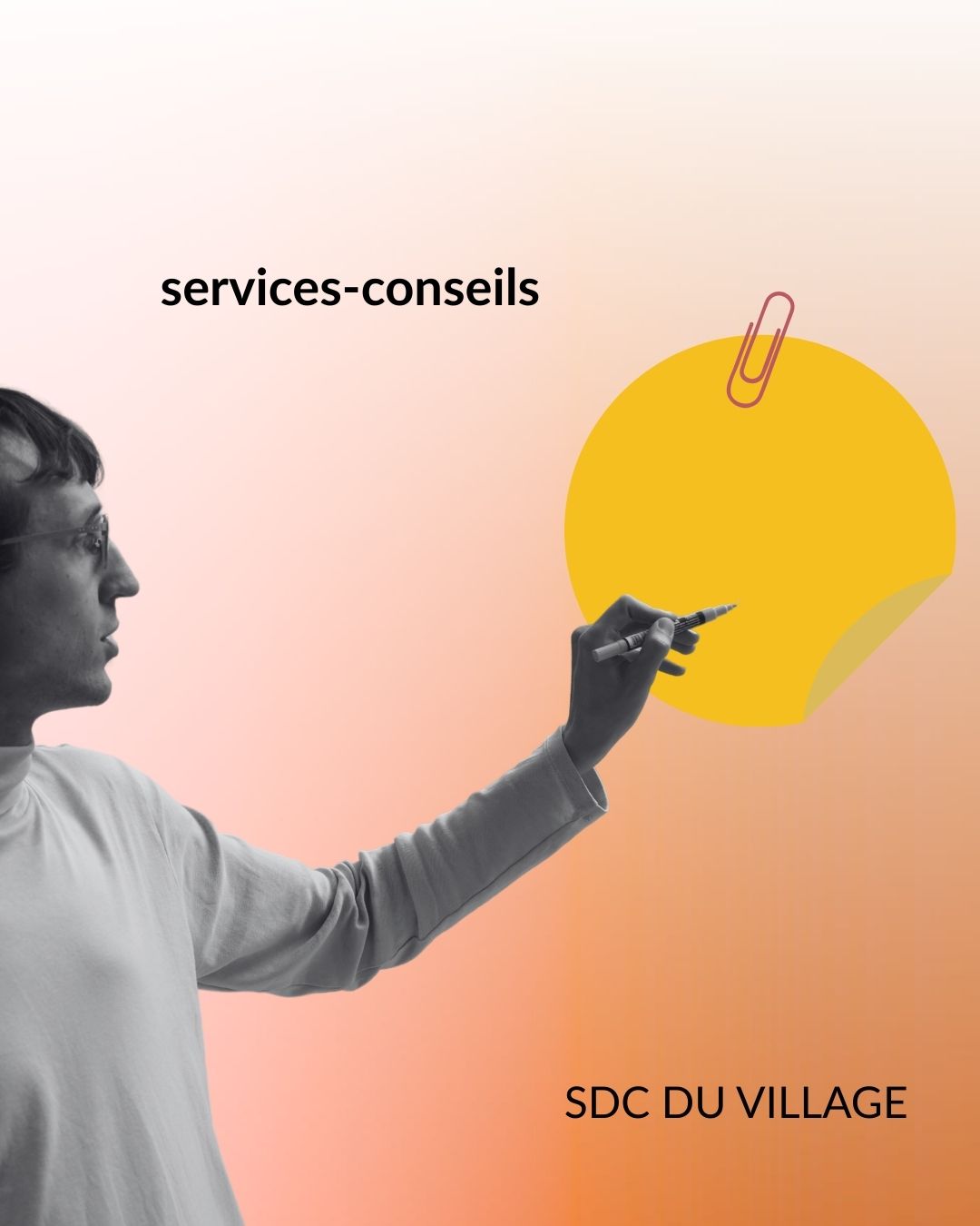 Premier mandat de services-conseils avec la SDC du VIllage